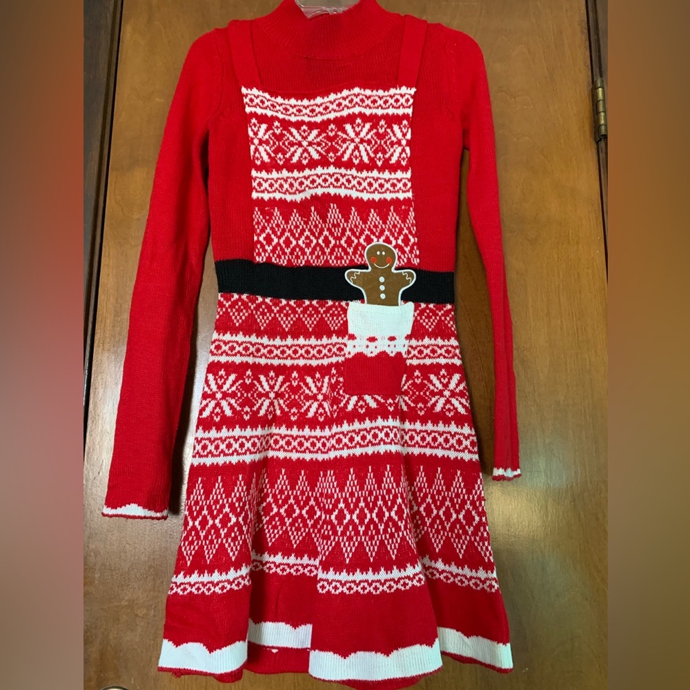 Holiday/ Gingerbread Sweater Dress S (from Target)